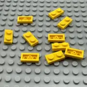 LEGO Plate - Yellow - 1 x 2 - QTY x10