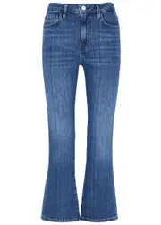 Frame Le Crop Mini Boot Jeans - Dark Blue - 27 (W27 / UK8-10 / S) 27 (W27 / UK8-10 / S)