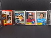 1983 Topps George Brett Gary Carter Rack Pack Sealed FOUR HOF Showing Many Pics!