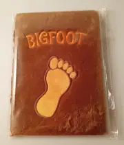 BIGFOOT Fuzzy Notebook - Sasquatch Journal Diary blank book - by Archie McPhee