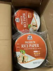 Box of 14 - 52USA Rice Paper, 3 Pack, Rice Paper Wrappers (102 Sheets Per Pack)