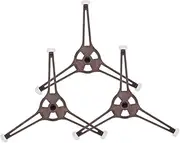 COLLBATH 3pcs Microwave Turntable Base Tray Support Holder for Glass Plate Ring for Smooth Rotation for Efficient Cooking Microwave Ovens