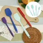 4 Pcs Silicone Spatula Set Heat Resistant Kitchen Spatula Set Versatile QATZI