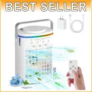 Remote-Controlled Mini Air Conditioner & Humidifier - Personal Cooling Solution