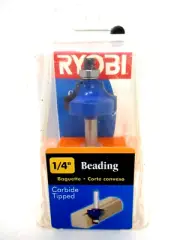 Ryobi Router Bit 1/4" Beading Carbide Tipped