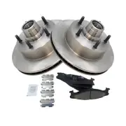 Front Disc Brake Kit for Ford E-150 Econoline, E-150 Econoline Club Wagon, (for: Ford)