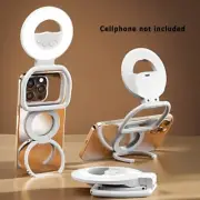 Practical Durable Economical Sturdy Folding Magnetic Phone Stand with Fill Light