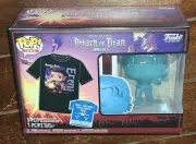 Pop! (2023) Tees ATTACK ON TITAN: (1) Large T-Shirt & EREN JAEGER Vinyl Figure