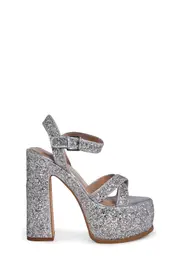 [Lemon Drop by Privileged] Ileen Platform Heels- Silver