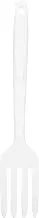 HAKIDZEL Ergonomic Silicone Pasta Fork Large Salad Server Reusable Cooking Fork Comfortable Grip Non-Slip