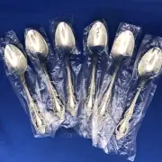RAPHAEL 6 TEASPOONS Oneida Distinction Deluxe Stainless Flatware Lot