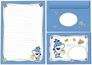 Writing Paper Set Letter Pad with Envelope for Girls Boys Kids Motif Dolphin Pirate Letter Paper Pad Lined (A5 Pad with 25 Sheets + 15 Envelopes)
