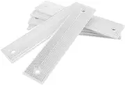 GARVALON 6pcs Durable Reflective Sign Post Panels for Enhanced Visibility Weather Resistant Reflectors for Driveways Highways and Sidewalks Easy Installation Markers for Safety