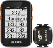Bike Computer Wireless GPS, Bike Speedometer with Auto Backlight, Bluetooth ANT