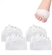 Soft Metatarsal Separator Correct Forefoot Cushion Pads, 2 Pair Metatarsal Pads Toe Separators, Metatarsal Pad with Gel Bunion Corrector Cushion
