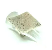 Beautiful Vintage 925 Sterling Silver Big Ring Unique Israel.