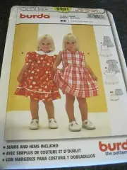 BURDA GIRLS DRESS 9981 Easy Sewing Pattern UNCUT