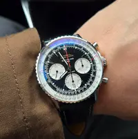 在飛比找Yahoo!奇摩拍賣優惠-Breitling Navitimer 41mm 反熊貓面 