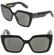 CHRISTIAN DIOR Lady 9522 Black Cannage Paris Logo S2I Sunglasses CD40148I 95.22