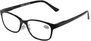 Abyss22 Reading Glasses, Spring Hinge, Adjustable Nose Pads for Women and Men