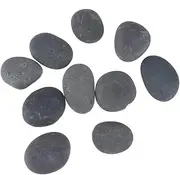 HOODANCOS Artistic Hand-Painted Stones 10pcs Set DIY Rocks for Painting Unique Designs