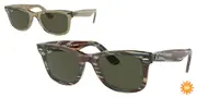 Ray-Ban RB2140F WAYFARER Asian Fit 138731 Men's Sunglasses Grey Size 52