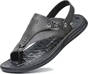 [BIAJIAZHUA] Summer Men Orthotic Slippers For Plantar Fasciitis,Lightweight Casual Hallux Valgus Flip Flops,Comfy Ring Toe Bunion Beach Slippers