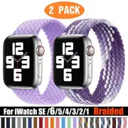 For Apple Watch Braided Solo Loop Band Strap iWatch Series 10 9 8 7 6 5 4 3 2 SE