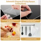 Cutting Board Acrylic Cutting Board 11.8×15.7Inch Non-Slip Cutting Board FaUvZ