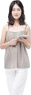 [CIADAZ] Sliver Fiber Maternity Health Protection Clothing,Pregnant Women EMF Anti-Radiation Apron Dress Reducing EMI,Conductive Stretchable Breathable Fabric