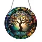 Panel Sun Catchers Wall Hanging Decor Waterproof Acrylic for Window Gothic Decor