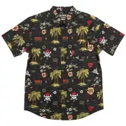 Fasthouse Tribe Button Up Shirt | Black | Sz L
