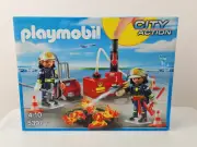 Playmobil 5397 Fireman Hydrant Airport Support Fire Axes Hose New 2015