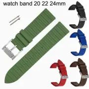 Sprots Silicone Watch Strap Replacement Watch Band 20mm 22mm 24mm Bracelet Belts