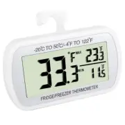 Digital Refrigerator Thermometer Waterproof Large LCD Display Room Thermometer