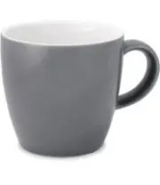 FORLIFE Uni Espresso/Oolong Tea Cup (Set of 4), 3.5 oz, Gray