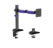 Brateck LDT89-C012 Amethyst Articulating Gaming Monitor Arm Matte Black, Fit ...