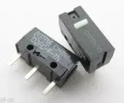 500pcs OMRON D2FC-F-7N Micro Switch Microswitch 3 Pin Contact for Mouse