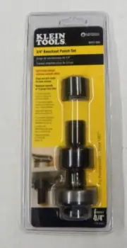 New Klein Tools 53727SEN 3/4" Knockout Punch Set NEW