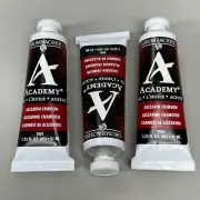 GRUMBACHER 3-PACK! Oil Paint Alizarin Crimson 1.25 fl oz / 37 ml T001 (New)