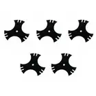 Set of 5 9" X 9" Edger Blades 781-0748 781-0748-0637