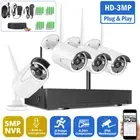 4 Camera DVR Security Camera System 1080p HD Video,Home Wired Surveillance CCTV