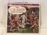 Vintage SNOW WHITE and the SEVEN DWARFS Classic Tales GAF VIEWMASTER REEL sealed