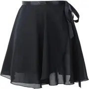 Hidance Ballet Skirt Chiffon Wrap Dance Skirt for Women/Girls,Ballet Pull-On ...