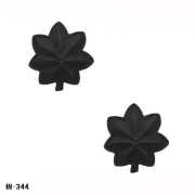 PAIR Lt Colonel Pins ~ O-5 Black Subdued ~ Oak Leaves Rank ~ NIP 1969 USA NEW
