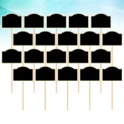 20 Pcs Small Blackboard Insert Flower Labels Garden Mini Chalkboard Toppers