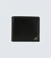 [Prada] Prada Folded leather wallet One Size black