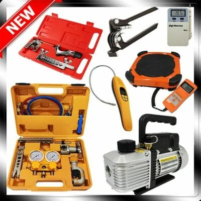 Refrigeration Install Package - Vacuum Pump - Scale - Leak Detector - HVAC Tools
