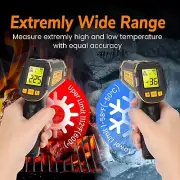 Infrared Thermometer Digital Temperature Gun Laser Meat Thermometer for Cooking,