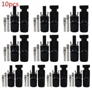20Pcs Solar Cable Connectors 4mm-6mm 30Amp Waterproof Solar Panel Wire Joiners
